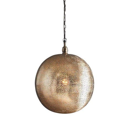 Orion Ball Ceiling Pendant Nickel