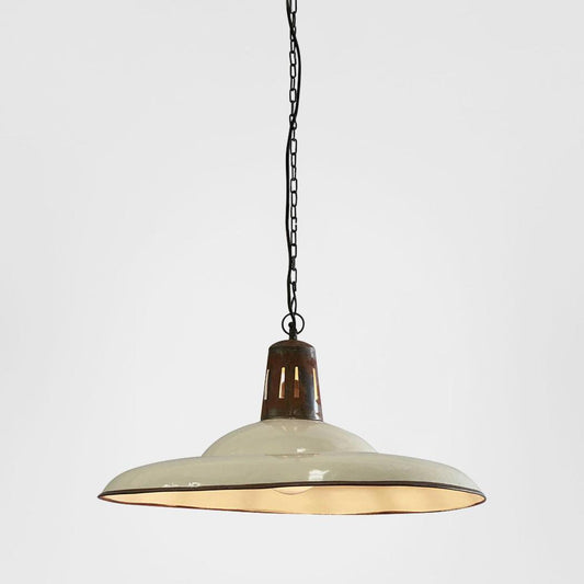 Zetland Ceiling Pendant Large Old White