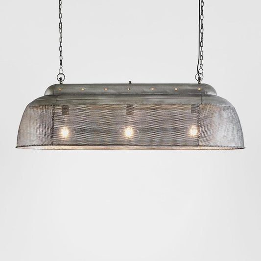 Riva Ceiling Pendant Long Zinc