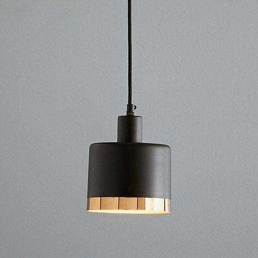 Montreux Ceiling Pendant Small Black and Gold