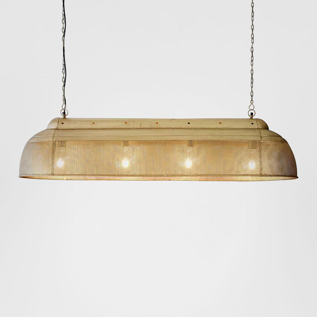 Riva Ceiling Pendant Extra Long Antique Brass