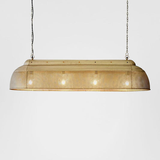 Riva Ceiling Pendant Extra Long Antique Brass