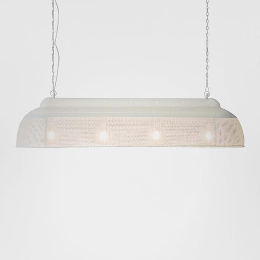 Riva Ceiling Pendant Extra Long Matt White