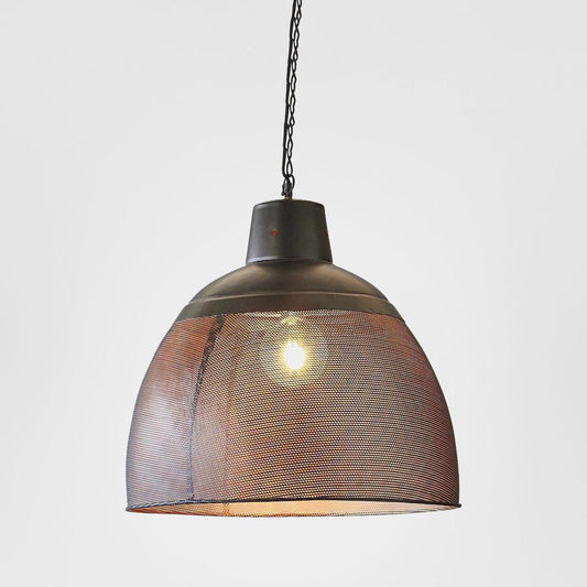 Riva Ceiling Pendant Medium Black and Gold