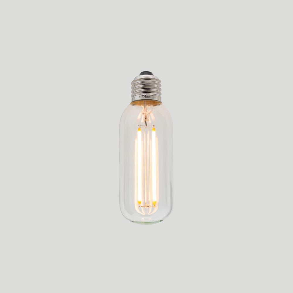 T45 Long LED Filament - Clear Glass - 4W E27 2200k