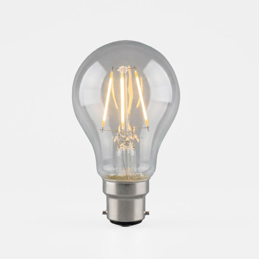 A60 LED Filament - Clear Glass - 6W B22 2200k