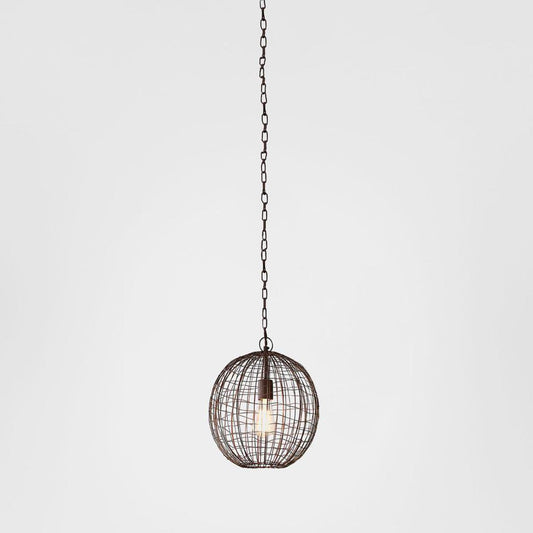 Cray Ball Ceiling Pendant Small Antique Copper