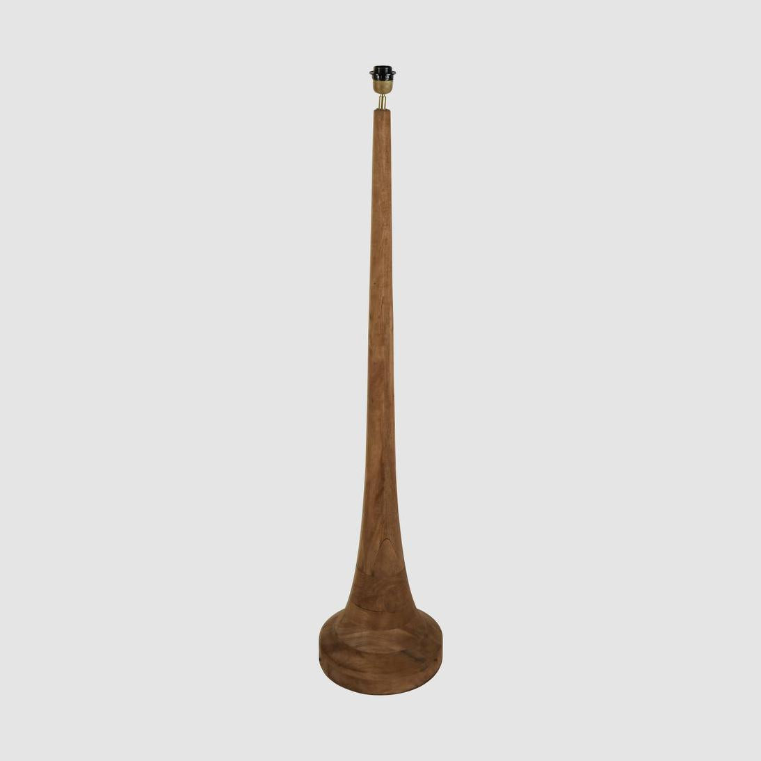 Lancia Floor Lamp Base Large Dark Natural- Base Only