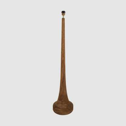 Lancia Floor Lamp Base Large Dark Natural- Base Only