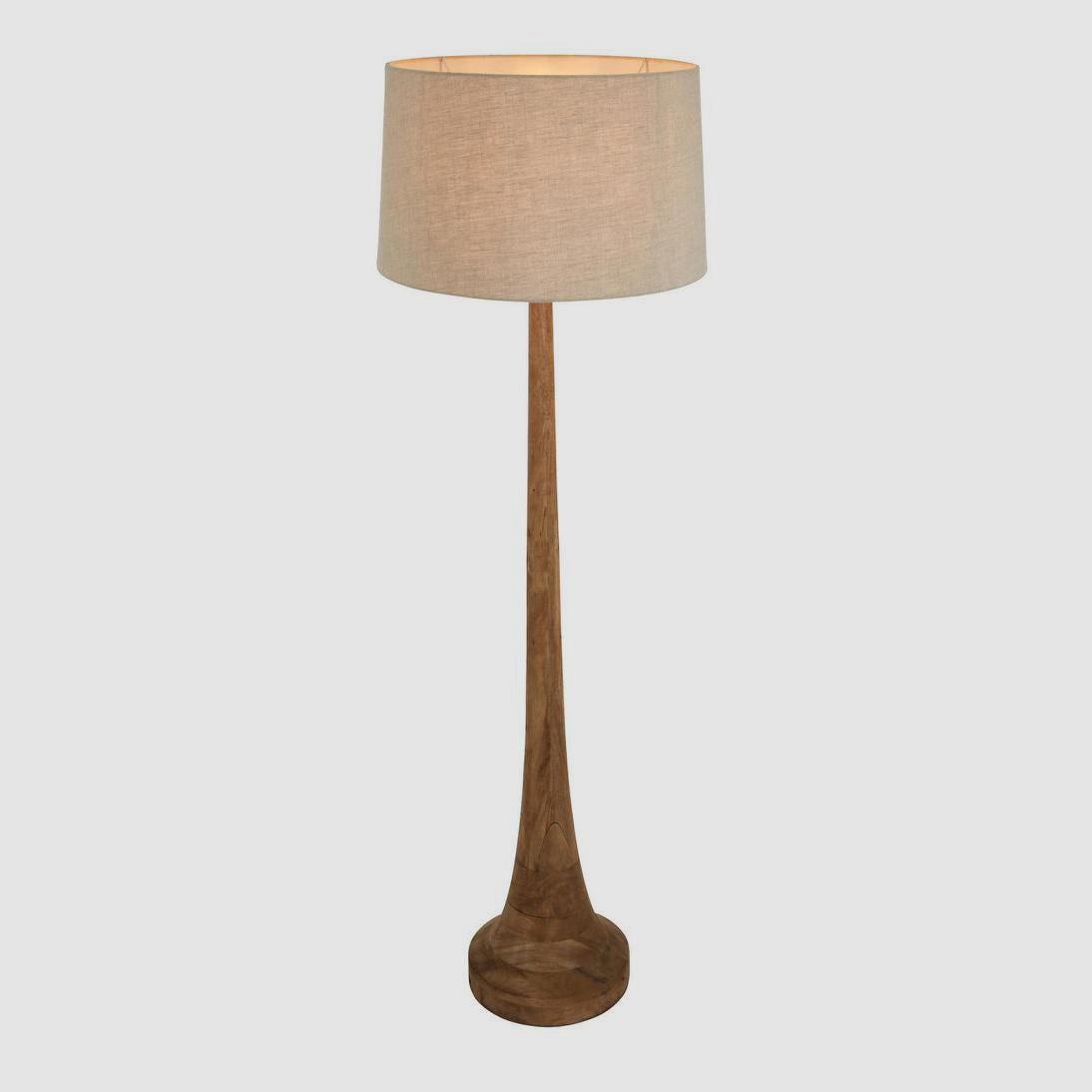 Lancia Floor Lamp Base Large Dark Natural- Base Only