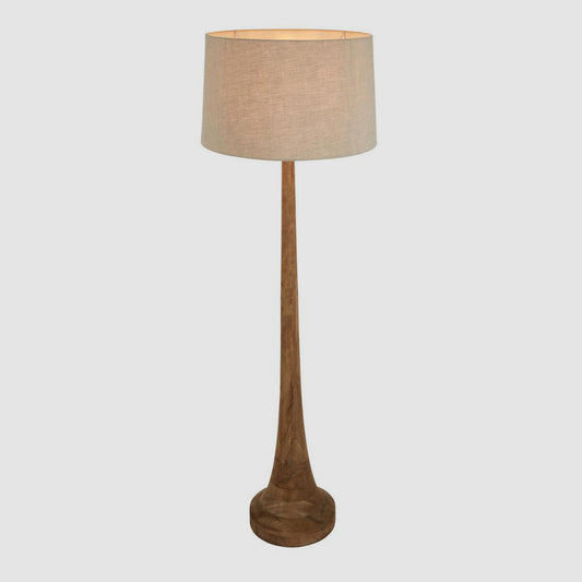 Lancia Floor Lamp Base Large Dark Natural- Base Only