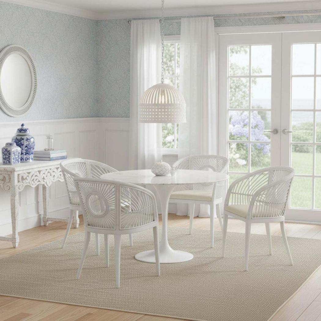 Esch Ceiling Pendant Small Antique White