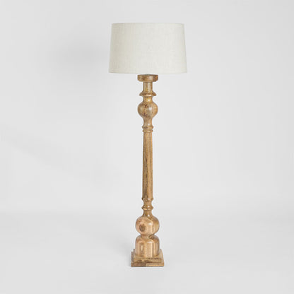 Rook Floor Lamp Base Large Natural- Base Only
