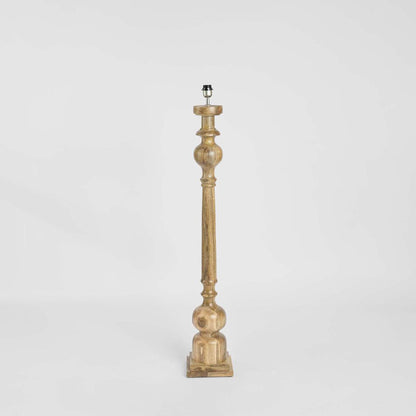 Rook Floor Lamp Base Large Natural- Base Only