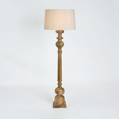 Rook Floor Lamp Base Large Natural- Base Only
