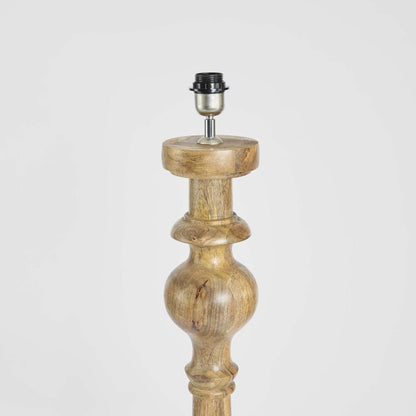 Rook Floor Lamp Base Large Natural- Base Only