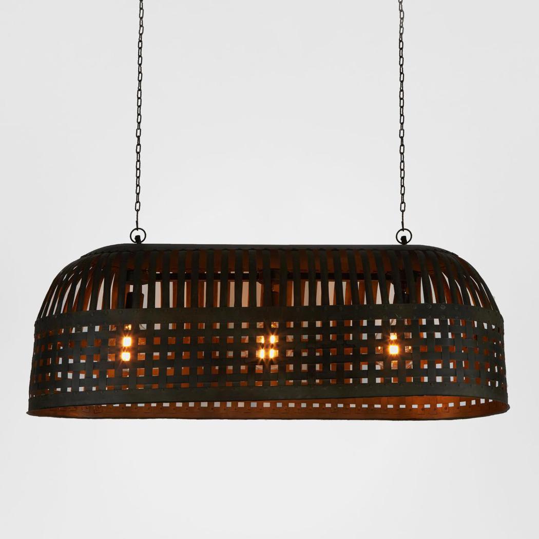 Esch Ceiling Pendant Long Antique Black