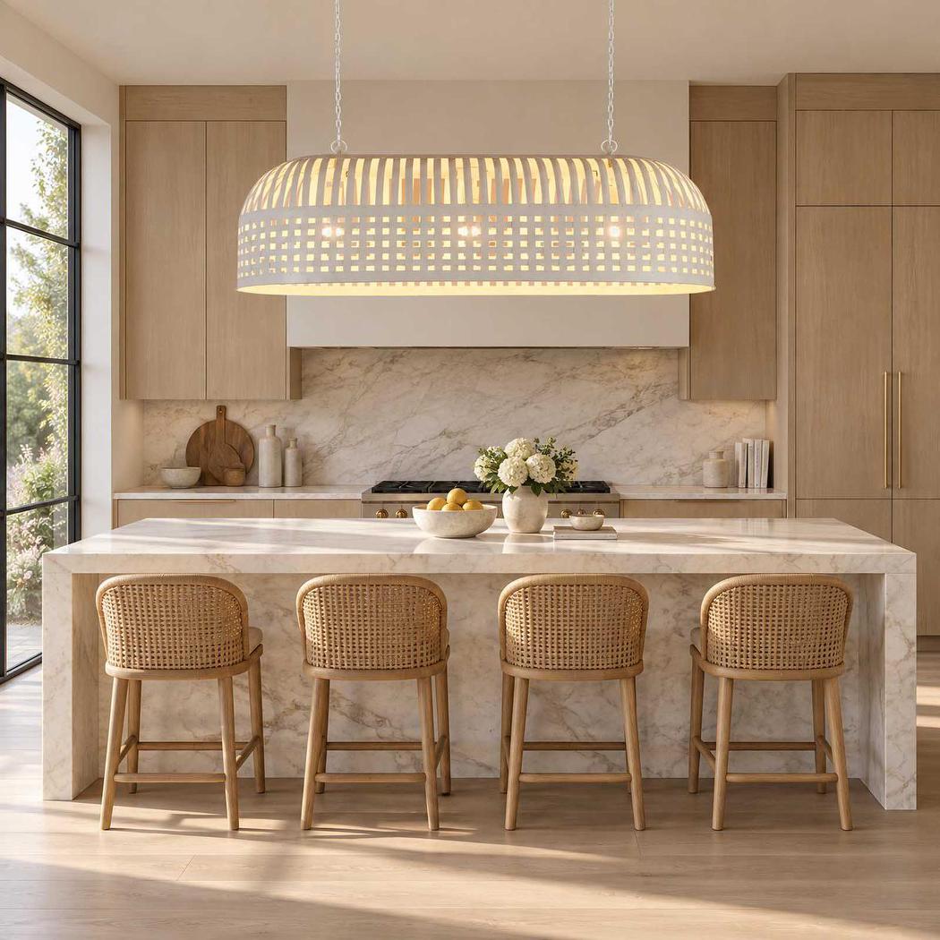 Esch Ceiling Pendant Extra Long White