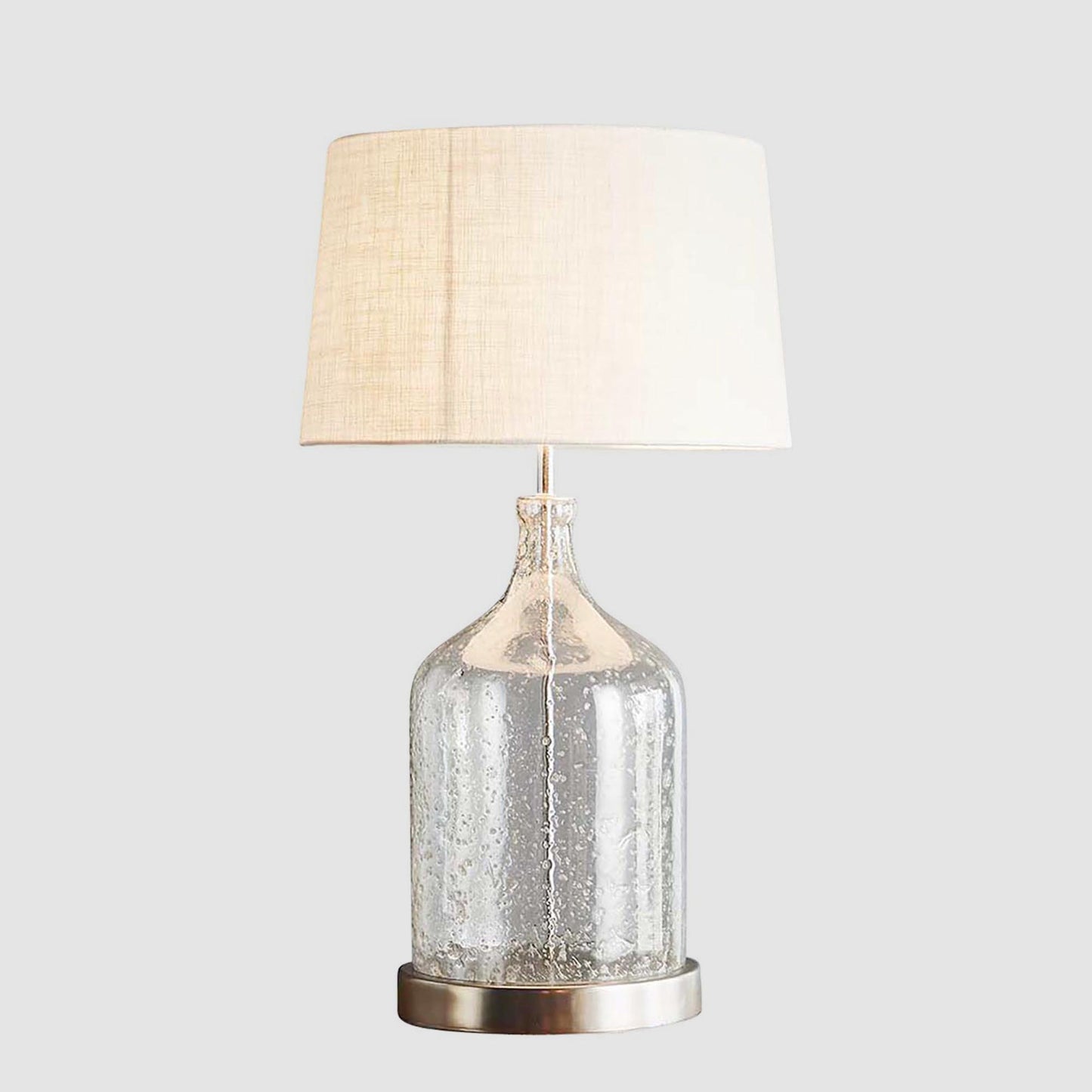 Lustre Flagon Table Lamp Base Clear- Base Only