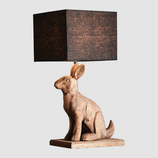 Garfunkel Table Lamp Base Dark Natural- Base Only