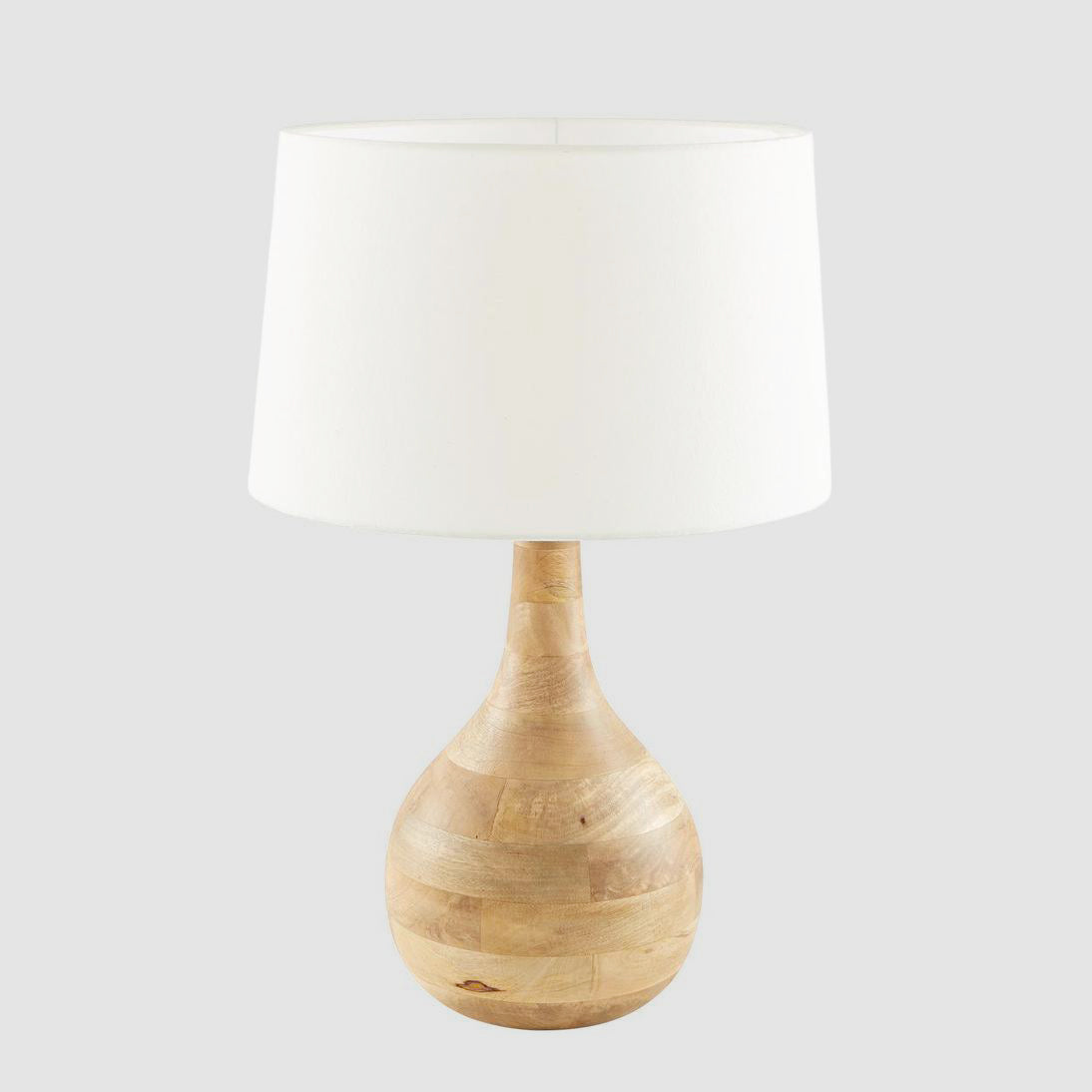 Sarod Table Lamp Base Dark Natural- Base Only
