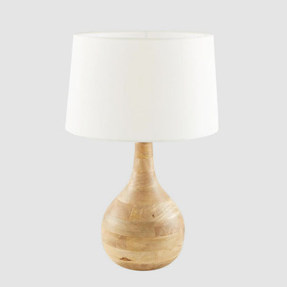 Sarod Table Lamp Base Dark Natural- Base Only