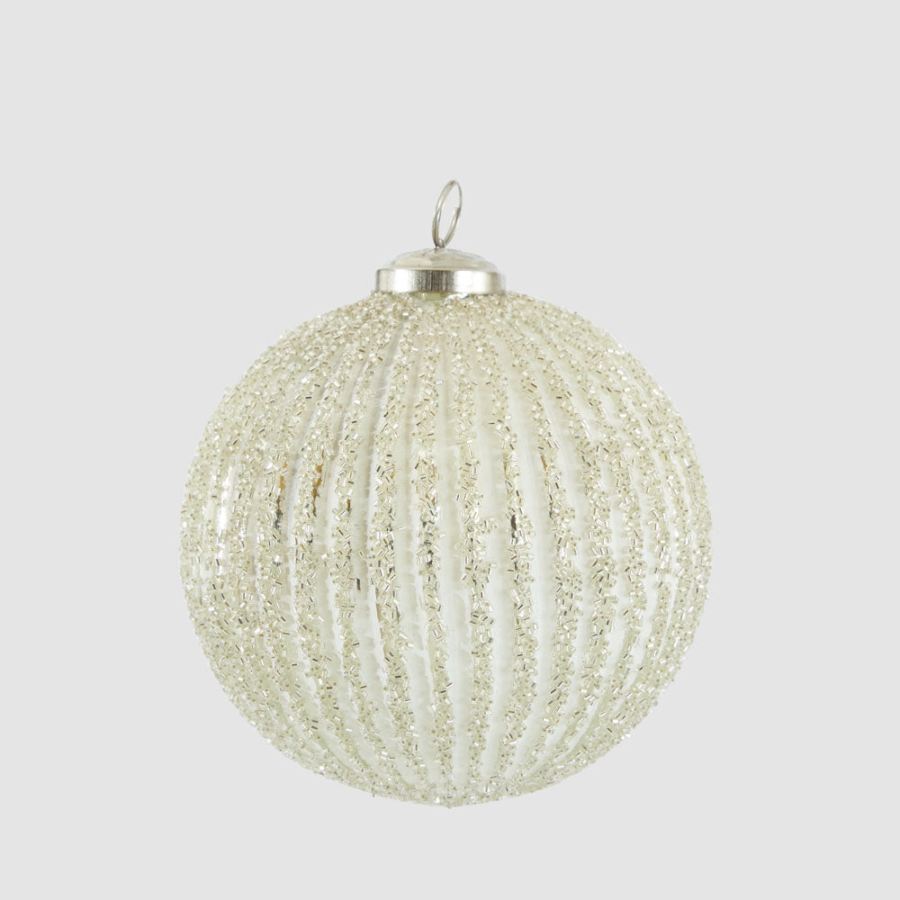 Arctic Glass Bauble Large