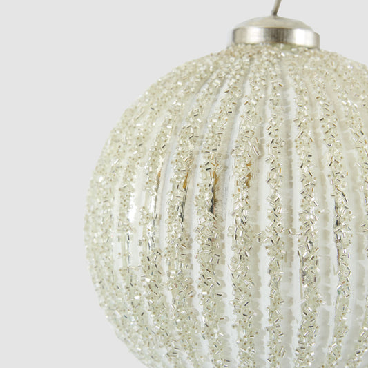 Arctic Glass Bauble Large